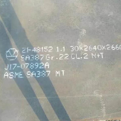 SA387 Gr.11 CL.2 LTV N+T Çelik levha ASME SA387 Dondurma levhası ASME SA387