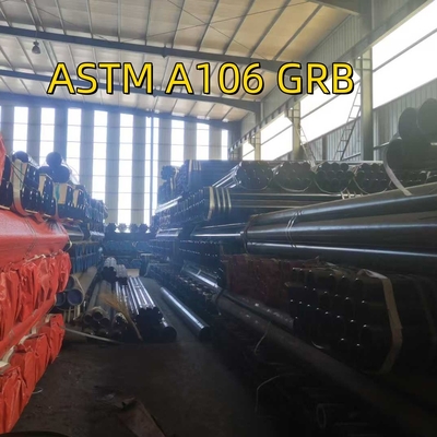 ASTM A106 Gr B Karbon SMLS Çelik borusu için 24 "Sch-Std PE'de dikişsiz boru