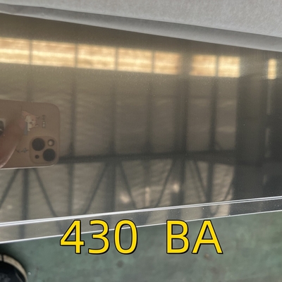 430 0.38 1000 2000 8K ve BA paslanmaz çelik levha SUS430 1.4016 Metal levha