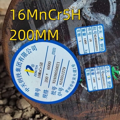 EN 10084-2008 DIN 1.7131 200mm Alaşımlı Çelik Yuvarlak Çubuk 16mncr5H Çelik SAE 51204