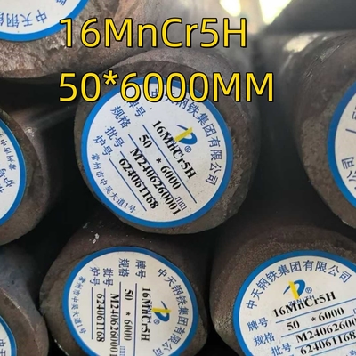 Sıcak olarak yuvarlanmış alaşım 20MnCr5H DIN 1.7147 SAE5120 Sıvı ve ısıtılmış alaşımlı çelik yuvarlak çubuğu