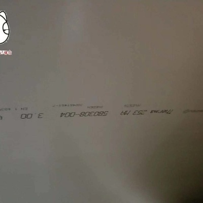 UNS S30815 Alaşım 253MA Yüksek sıcaklığa dayanıklı paslanmaz çelik levhalar 5.0*1500*6000MM