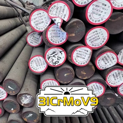 Alaşım Yuvarlak Çubuk Diya 55-400 mm Mat DIN 1.8519 31CrMoV9 3-6 Metre Araç Kalıp Çelik
