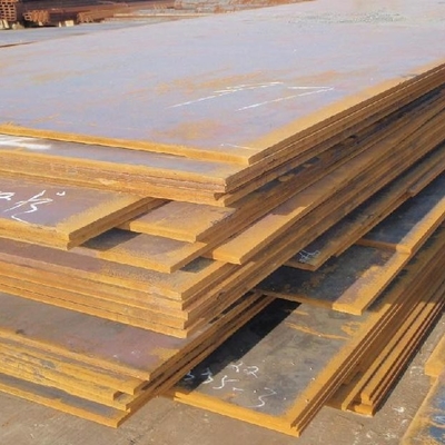 SS400 Sıcak Dolaşmış Çelik Plak/ Karbon Çelik Plak A36 Q235B Genişliği 1500 - 2500mm