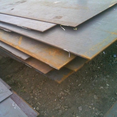 SS400 Sıcak Dolaşmış Çelik Plak/ Karbon Çelik Plak A36 Q235B Genişliği 1500 - 2500mm