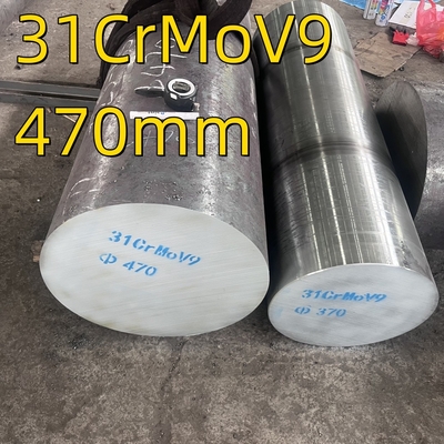 250mm 470mm Çapraz EN 10085 31crmov9 DIN 17211 Alaşımlı Çelik Kalıpları Yuvarlak Çubuk