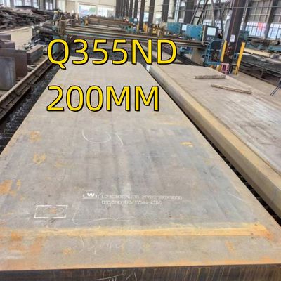 S355JR Q355B Düşük Karbonlu Alaşımlı Çelik Sıcak Dolaştırılmış Plak 35*2500*10000mm