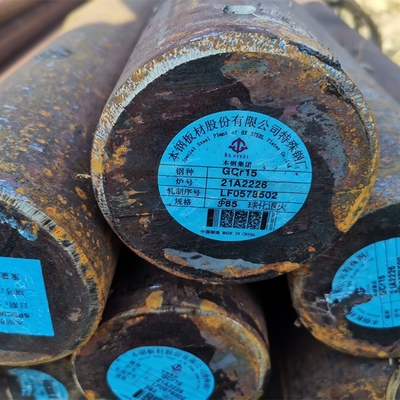 Gcr15 SUJ2 Taşıyıcı Çelik Yuvarlak Çubuk Yüksek Güçlü Sıcak Dolaştırılmış 100cr6 SAE52100 Çelik Yuvarlak Çubuk