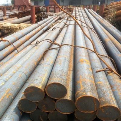 Sıcak valye karbon çelik yuvarlak çubuk SAE 1045 S45C 45# DIN1.1191 Hafif çelik çubuğu OD 120MM