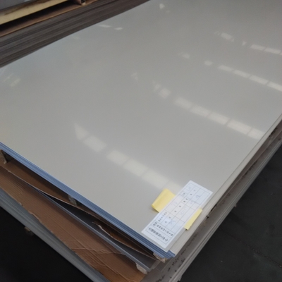 SS316L 2b Paslanmaz çelik levhası ASTM AISI 316L 1.5*2000*6000mm PVC filmi ile bitirilmiş Matt