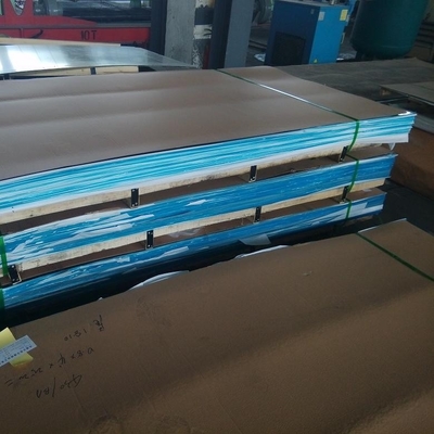 304L / 2B paslanmaz çelik metal levhası 0.6-3.0mm 4'*8' No.4, saç çizgisi bitirilmiş