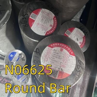 Inconel 625 ASTM B446 Kalıp çelik yuvarlak çubuk alaşımı 625 NCF 625 UNS N06625 Inconel alaşımı 625 Bar