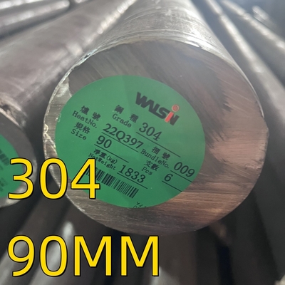 1.4301 SUS304 Yuvarlak 6 mm paslanmaz çelik çubuğu ASTM A276 Aisi 304 TP304 Sıcak olarak yuvarlanmış