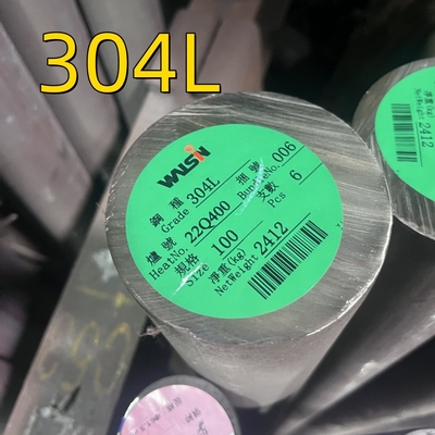 Yüzeyi parlak siyah 304L paslanmaz çelik yuvarlak çubuk / SS 304 çubuğu