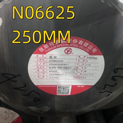 Inconel 625 UNS N06625 NS336 Nikel Alaşımı Yuvarlak Çubuk ASTM B446 Werkstoff 2.4856 Bar Uçak Kanal Sistemleri İçin