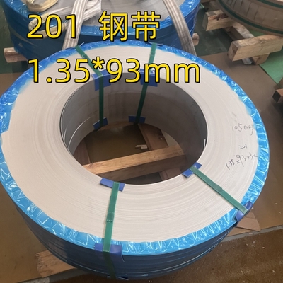 201 Sınıf Paslanmaz Çelik Bobinler 1% Nikel Soğuk Dökme 10-1250mm Genişliği Paslanmaz Çelik Şerit