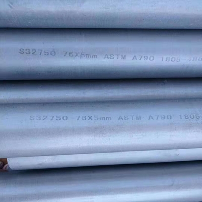 2 inç SCH40 / 40S 2507 Süper Dupleks Paslanmaz Çelik Borular ASTM A789 S32750 Dupleks Çelik Boru