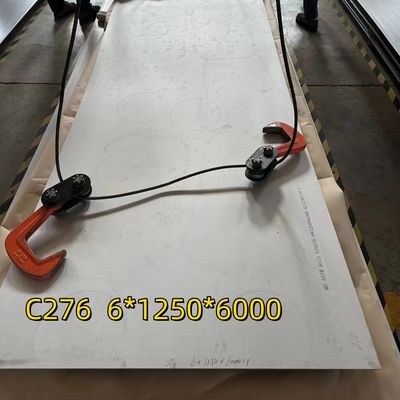 Grade Hastelloy C276 Plaka Nikel Alaşımı ASTM B575 UNS N10276 Alaşım Plaka 6*1220*6000mm