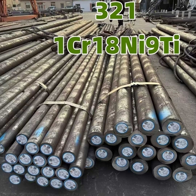 ASTM A479 TP321 Paslanmaz Çelik Yuvarlak Çubuk DIN1.4541 6-250mm