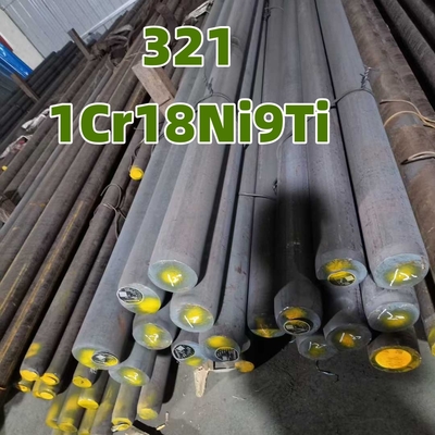 ASTM A479 TP321 Paslanmaz Çelik Yuvarlak Çubuk DIN1.4541 6-250mm