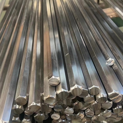 Paslanmaz Çelik ALTIGEN ÇUBUK A276 316L Soğuk Çekilmiş Malzeme S12.7 mm 14.3mm Tavlanmış Parlak Yüzey