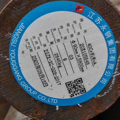 SAE4340 GB 40CrNiMoA En 10250-3 Alaşımlı Çelik Yuvarlar