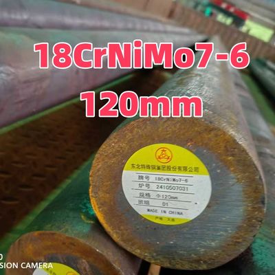 Sıcak olarak yuvarlanmış 18Crnimo7-6 Eşdeğer 1.6587 18NCD6 Alaşımlı Çelik Yuvarlak Çubuk 105MM Yumuşak Annealed