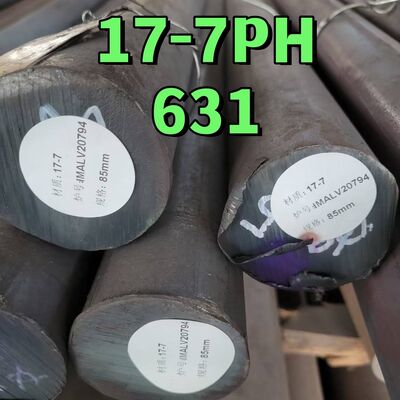 Forged / Hot Rolled Technique ASTM A564 SUS631 17-7PH DIN1.4568 Stainless Steel  Round Bar With Heat Treatment