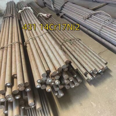 Sus 431 1Cr17Ni2 Paslanmaz Çelik Yuvarlak BAR Aisi 431 Rod OD 8 - 250mm İnşaat için