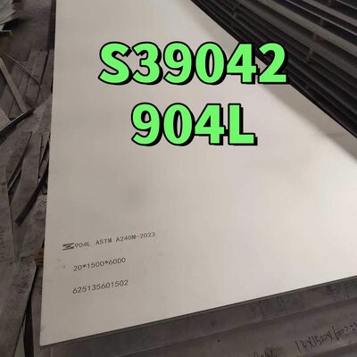 ASTM A240  AISI 904L UNS N08904 1.4539 S39042  Sıcak Haddelenmiş Paslanmaz Çelik Plaka 16*1500*6000MM