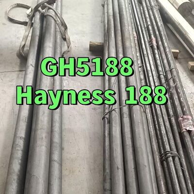 GH5188 Kobalt Esaslı Alaşımlı Yuvarlak Çubuk HAYNES 188 Ø20 X 500mm Muayene Sertifikası 3.1 EN 10204