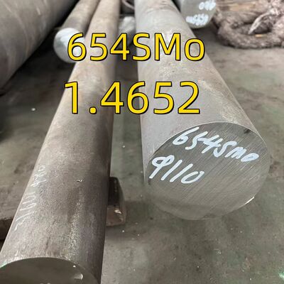 654SMO Paslanmaz Çelik Yuvarlak Çubuk UNS S32654 1.4652 Yuvarlak Çubuk