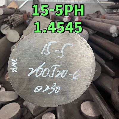 15-5PH UNS S15500 Paslanmaz Çelik Yuvarlak Çubuk AMS 5659 H1025 Isıl İşlem Görmüş 6-300mm Havacılık İçin