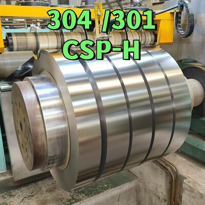 Sus301 Sert Paslanmaz Çelik Rulo Şerit 5517 3mm Yarık Kenar 10mm