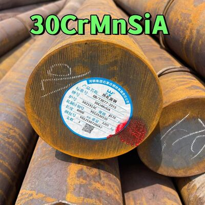 30CrMnSiA Alaşımlı Çelik Yuvarlak Çubuk GB/T 3077 Yüksek Güçlü Çubuklar için Sıcak Lastiklenmiş 20-300mm