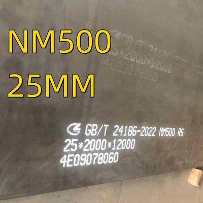 NM500 Aşınmaya Dayanıklı Çelik Levha 500 HBW Aşınmaya Dayanıklı AR500 Sac 6mm - 60mm Kalınlık