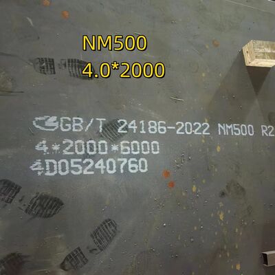 NM500 Aşınmaya Dayanıklı Çelik Levha 500 HBW Aşınmaya Dayanıklı AR500 Sac 6mm - 60mm Kalınlık