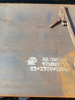 Gemicilik çelik levhaları Uzunluğu 8000 mm Genişi 2000 mm Kalınlığı 14 mm DH36 Sınıfı