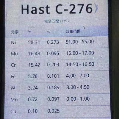 Grade Hastelloy C276 Plaka Nikel Alaşımı ASTM B575 UNS N10276 Alaşım Plaka 6*1220*6000mm