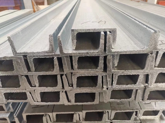 4.5mm Astm A36 Jis Ss400 Galvanizli U Kanal Soğuk Şekillendirilmiş Yapısal Çelik