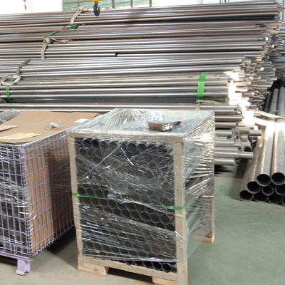 Aisi 441 Ss ERW kaynak boru çapı 45 mm Kalınlığı 1.5 mm Sıvı paslanmaz çelik egzoz borusu