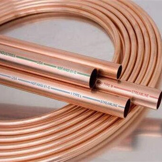 Klima için C1220 Smls Od 40mm Kırmızı Bakır Boru