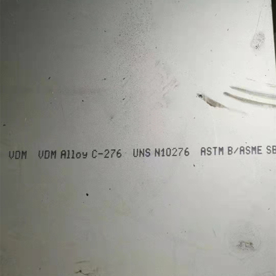 Sınıf Hastelloy C-276 Alaşım ASTM B575 UNS N10276 Alaşımlı plaka