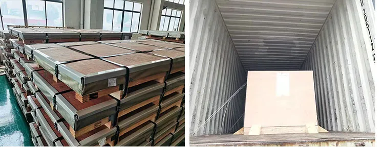 1/4'6,35mm 6mm 2205 Dupleks Paslanmaz Çelik Plakası IN 4'X10' S31803 S32205 4