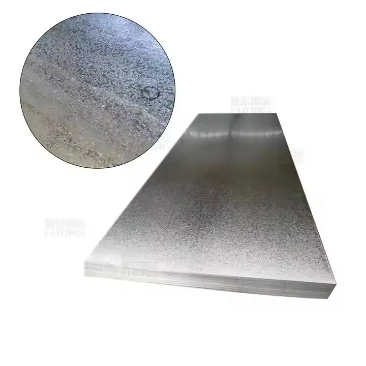 Galvanizli Yüzey Tedavisi SGCC DX51D Sınıf Galvanizli Çelik Yaprak Z80-Z275 1