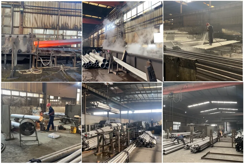 Isıya dayanıklı paslanmaz çelik dikişsiz borular AISI 310S Dış çapı 127 mm Duvar kalınlığı 3 mm 4