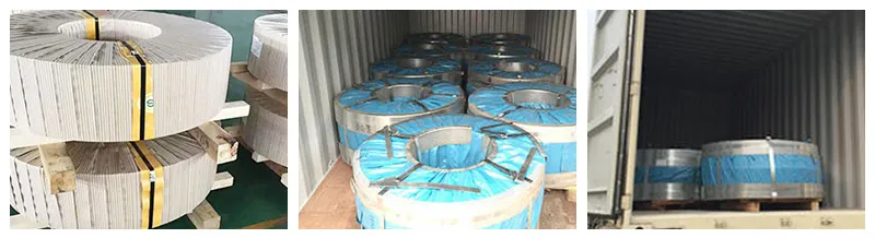 ASTM A240 AISI 310S Soğuk lastikli paslanmaz çelik şeridi SUS310S 1.4845 Paslanmaz çelik sarmal 3