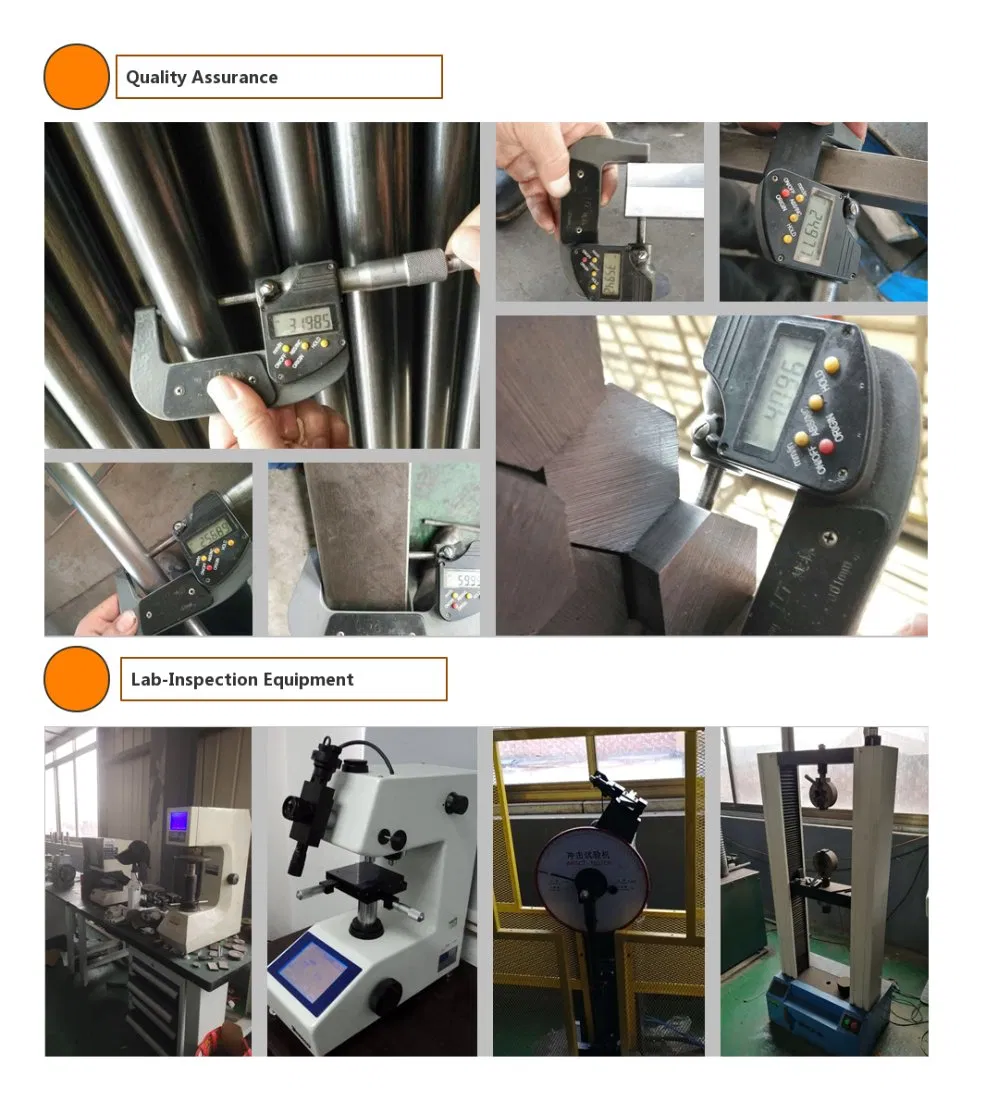 SAE1045 Yuvarlak çubuk Karbon Çelik Soğuk Çekilmiş Hex / Yuvarlak / Düz Çubuk 2